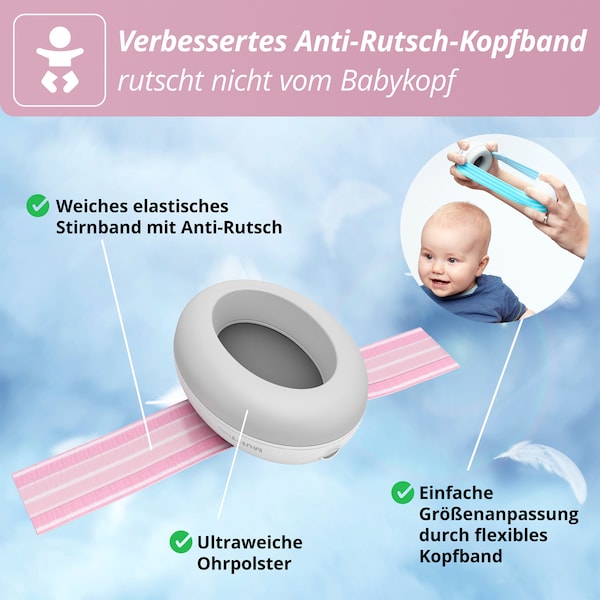 babywalz AlpineMuffy Baby Gehörschutz pink Jubiläumsangebot