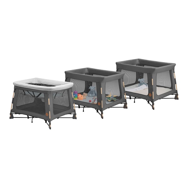 babywalz Maxi-CosiReisebett Swift 3-in-1 Beyond Graphite Eco Zeitlich begrenztes Angebot