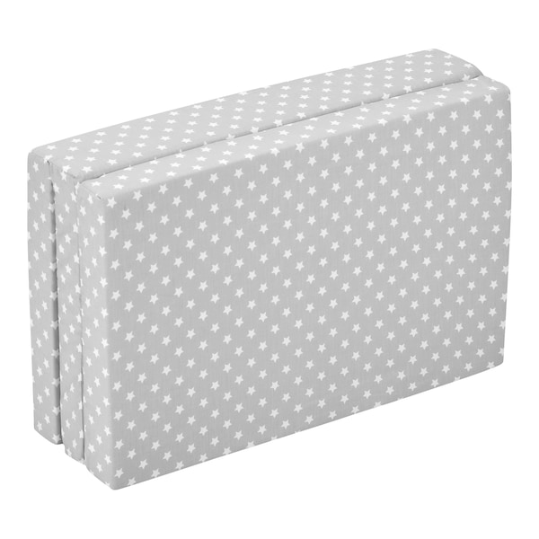 babywalz AlviMatratze für Reisebett 60x120 cm grau / kleiner Stern Große Rabatte