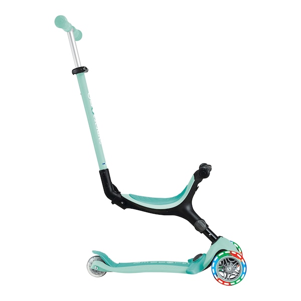 babywalz GlobberScooter 3in1 Go-Up active mit Leuchtrollen mint Clearance-Verkauf