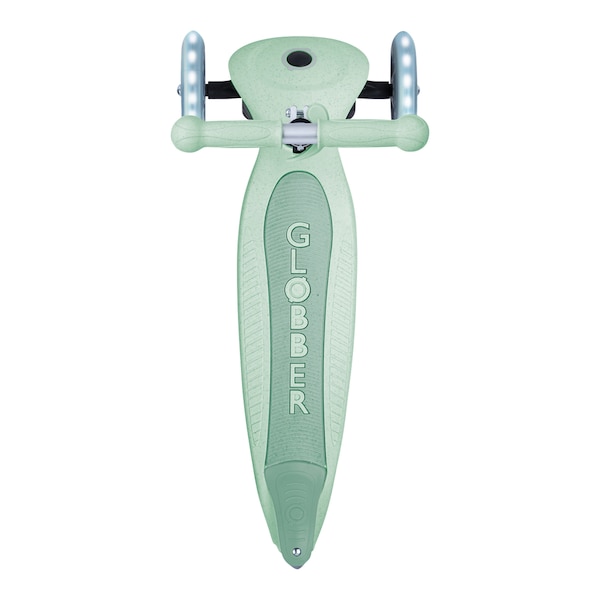 babywalz GlobberScooter Junior Foldable Lights ECO pistazie Fabrikladen