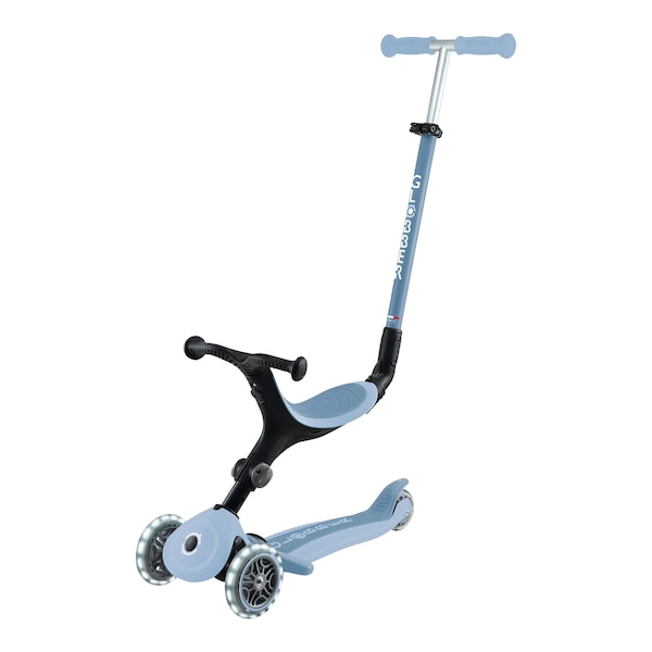 babywalz GlobberScooter 3in1 Go-Up active ECO mit Leuchtrollen blaubeere blaubeere Im Verkauf