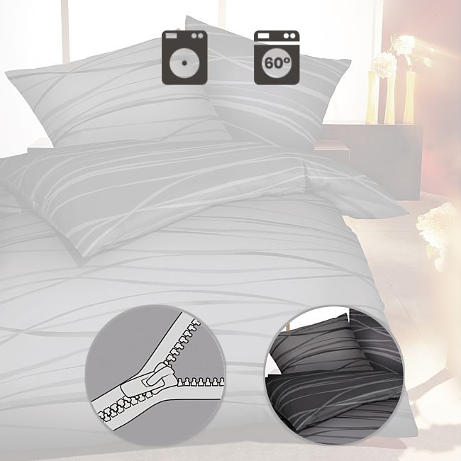 babybutt Kaeppel Mako-Satin Wendebettwäsche "Motion" Bis zu 50% Rabatt