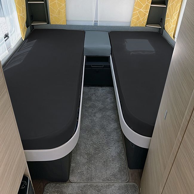 babybutt Erwin Müller Multi-Stretch-Jersey Spannbettlaken im 3-teiligen Set für das Wohnmobil/Wohnwagen Heckbett Nur für heute