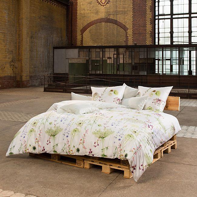 babybutt Estella Mako-Satin Wendebettwäsche "Meadow" Preisnachlass