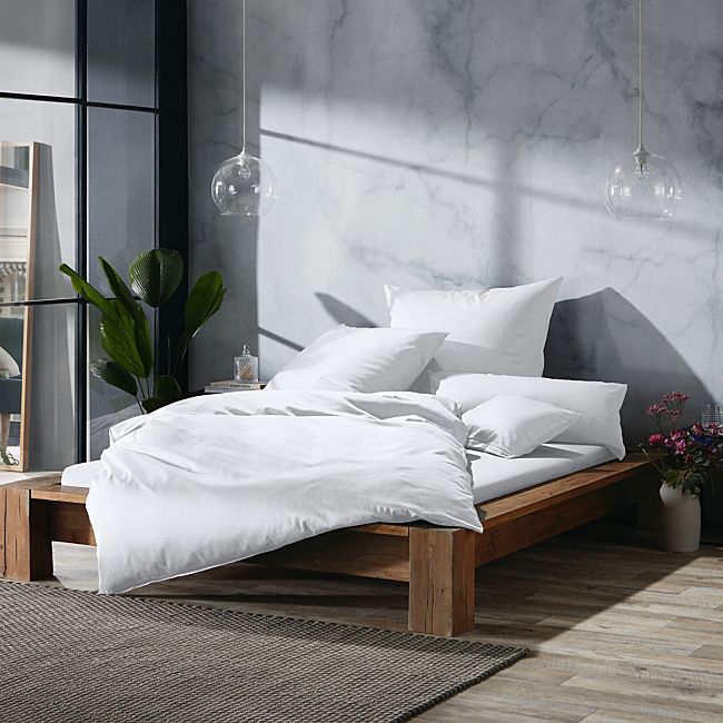 babybutt Erwin Müller Mako-Satin Bettwäsche "Landshut" mit Hotelverschluss Sonderangebot der Fabrik