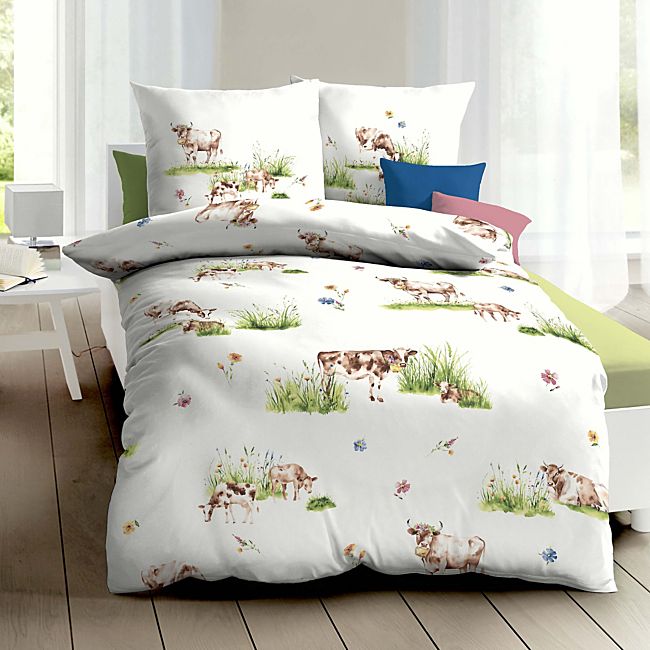 babybutt Kaeppel Mako-Satin Bettwäsche "Almauftrieb" Bis zu 55% Rabatt