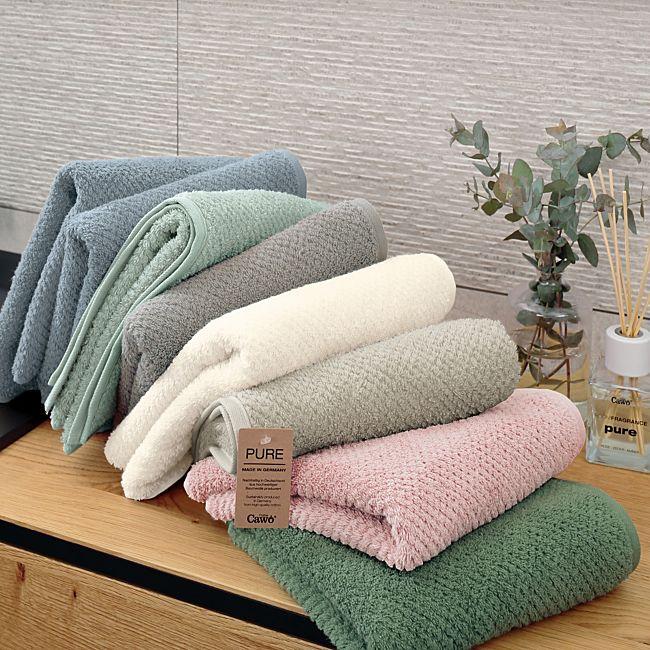 babybutt Cawö Walk-Frottier Handtuch "Pure uni" Sonderangebot der Fabrik
