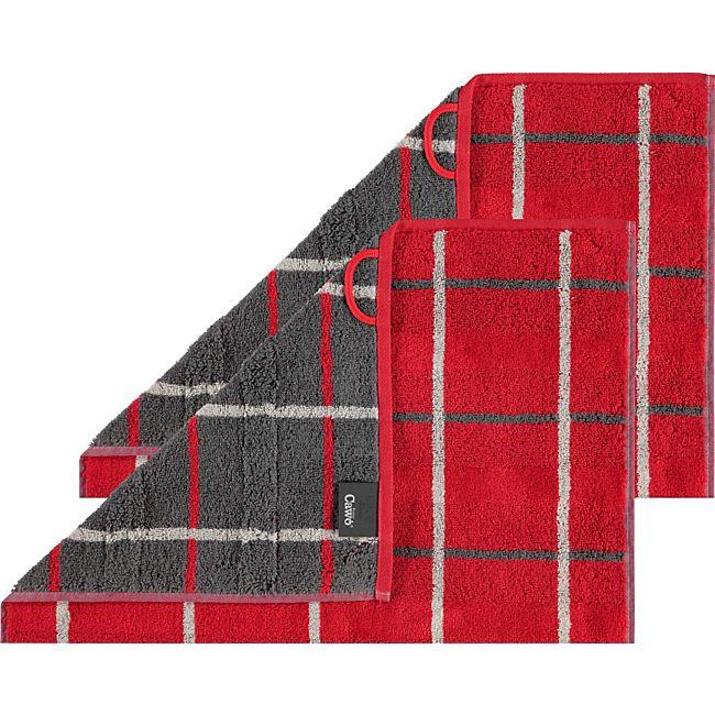 babybutt Cawö Walk-Frottier Gästetuch "Noblesse Square" im 2er-Pack Bis zu 65% Rabatt