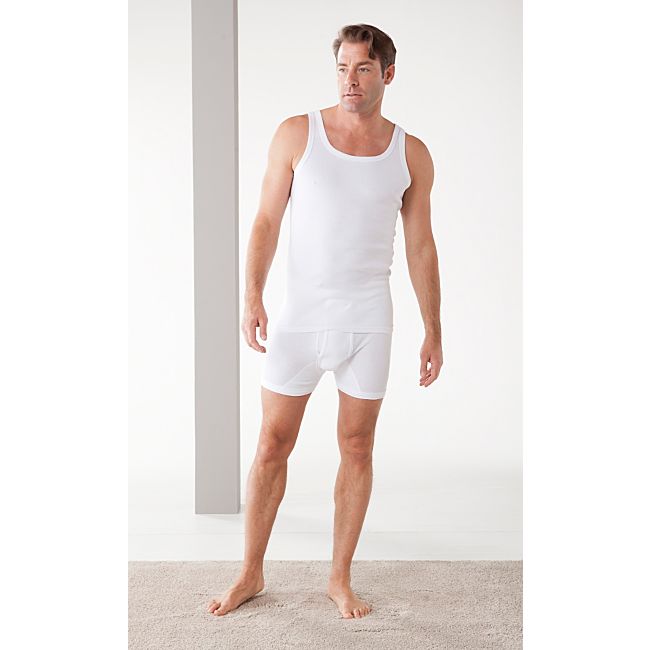 babybutt Erwin Müller Doppelripp Herren-Unterhemd im 2er-Pack Fabrik Onlineshop