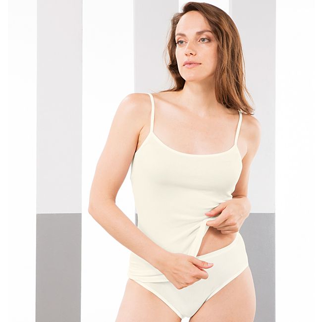 babybutt Erwin Müller Damen-Unterhemd mit Spaghettiträgern im 2er-Pack Outlet