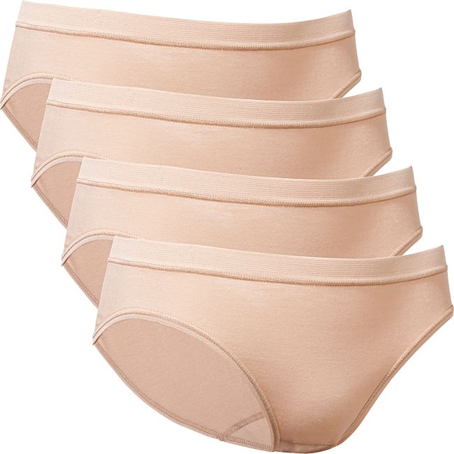 babybutt Conta Feinripp Damen-Hüftslips im 4er-Pack