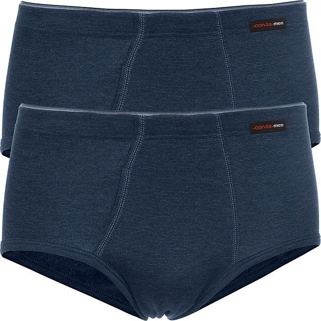 babybutt Con-ta Feinripp Herren-Thermo-Slip im 2er-Pack
