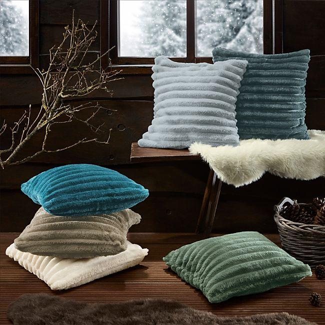 babybutt Erwin Müller Fleece Kissenhülle "Aosta" 2er-Pack Outlet