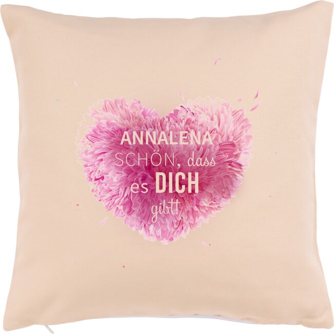babybutt Kissenhülle Jute-Imitat inklusive Kissenfüllung