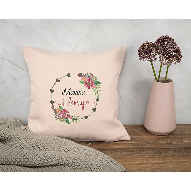 babybutt Kissenhülle Jute-Imitat inklusive Kissenfüllung Hotsell