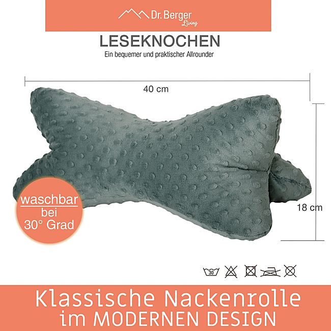 babybutt Dr. Berger Plüsch Leseknochen "Minky" im 2er-Pack Exklusivangebot