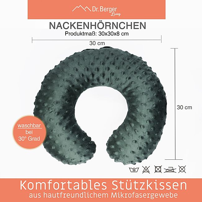 babybutt Dr. Berger Plüsch Nackenhörnchen "Minky" Sonderangebot der Fabrik