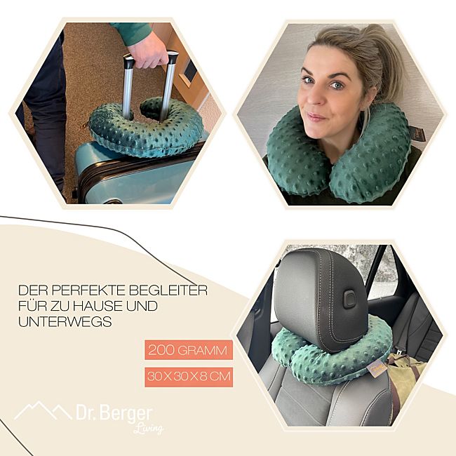 babybutt Dr. Berger Plüsch Nackenhörnchen "Minky" Sonderangebot der Fabrik