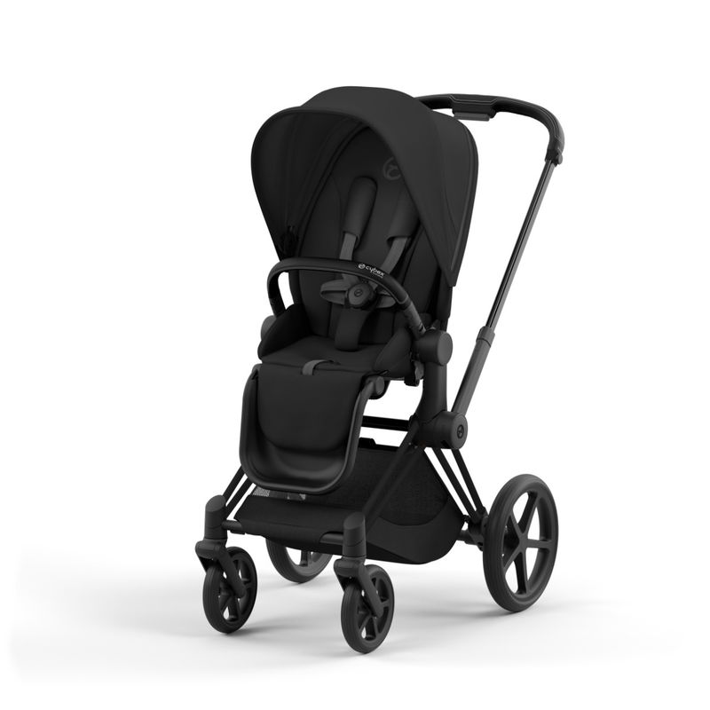 babyonlineshop CYBEX PRIAM Kinderwagen Sepia Black Bundle Plus New Generation inkl. Zubehörartikel Tiefpreis
