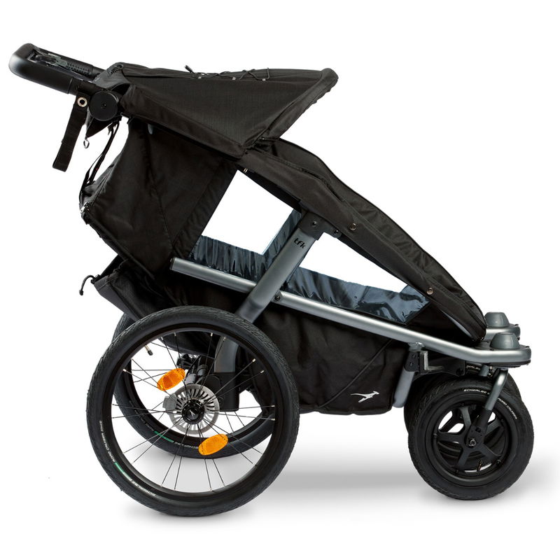 babyonlineshop tfk Velo 2 Fahrradanhänger schwarz Kostenlose Rückgabe