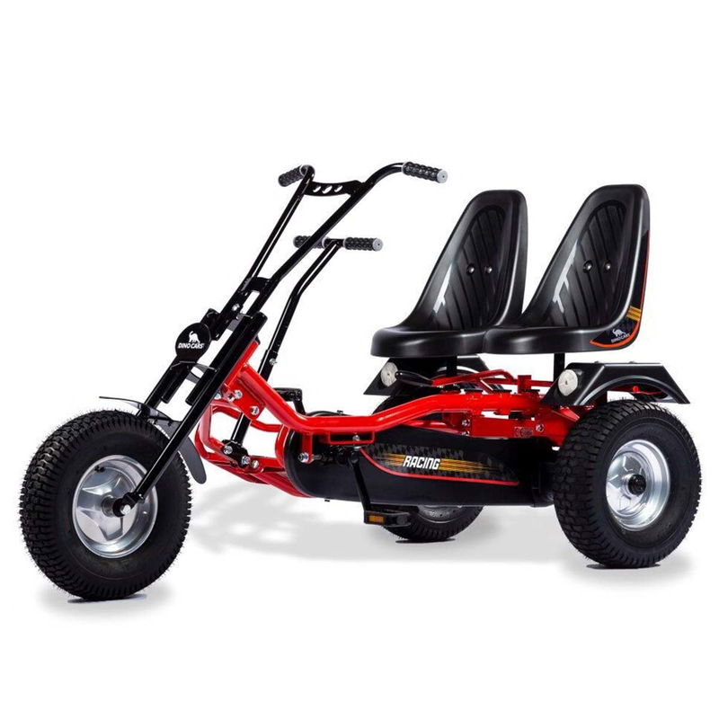babyonlineshop Dino Cars 2Rider F GoKart rot/schwarz mit Offroad/Breitreifen Begrenzt auf 3 Tage