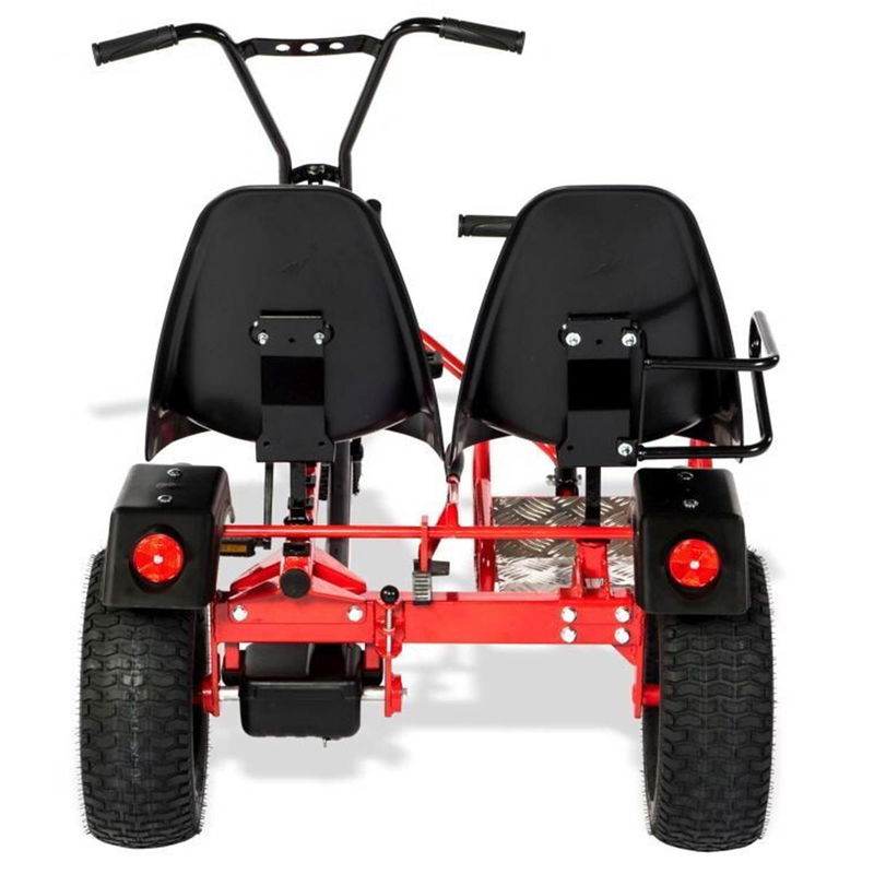 babyonlineshop Dino Cars 2Rider F GoKart rot/schwarz mit Offroad/Breitreifen Begrenzt auf 3 Tage