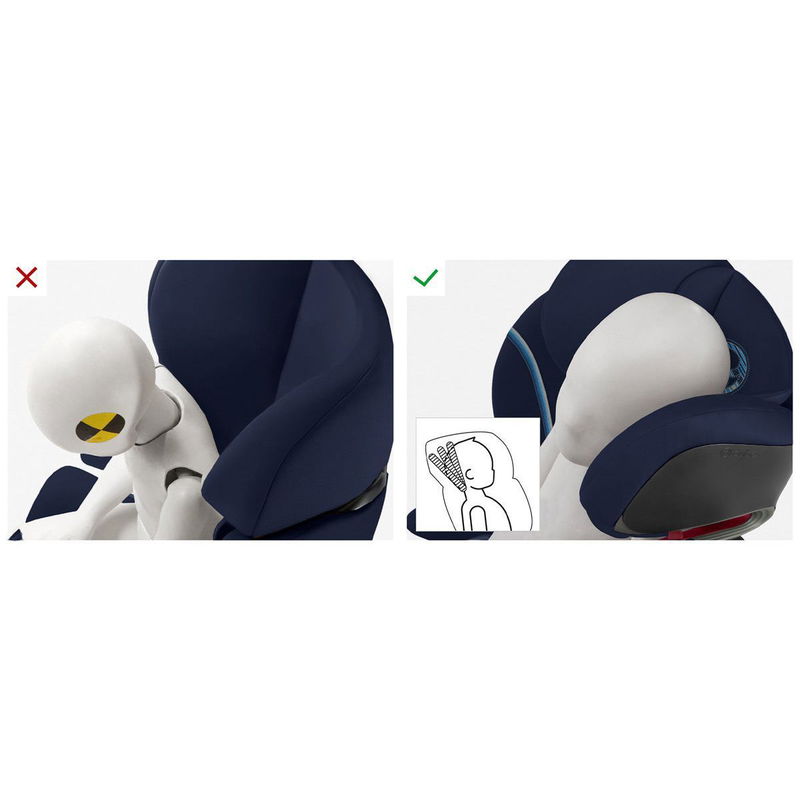babyonlineshop CYBEX Solution X-Fix Kindersitz Blue Moon Gruppe 2/3 Hotsell