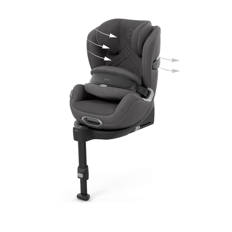 babyonlineshop CYBEX Anoris T2 i-Size Kindersitz Plus Mirage Grey Ab 15 Monate bis ca. 7 Jahre Online Shopping