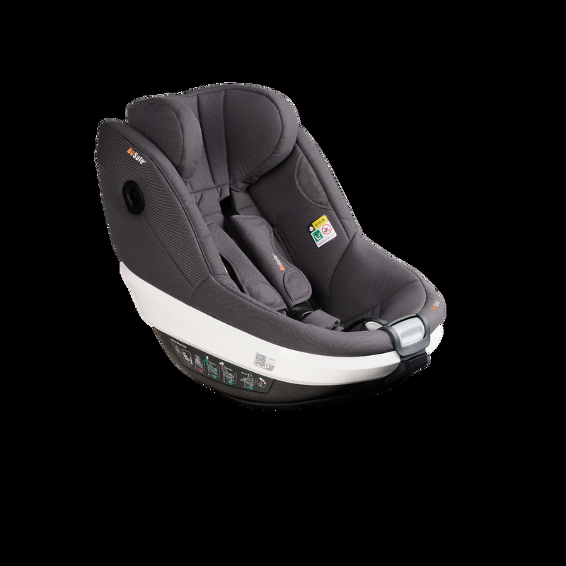 babyonlineshop BeSafe Go Beyond Babyschale und Beyond 360 Autositz mit Base Dark Grey Mélange Preisnachlass