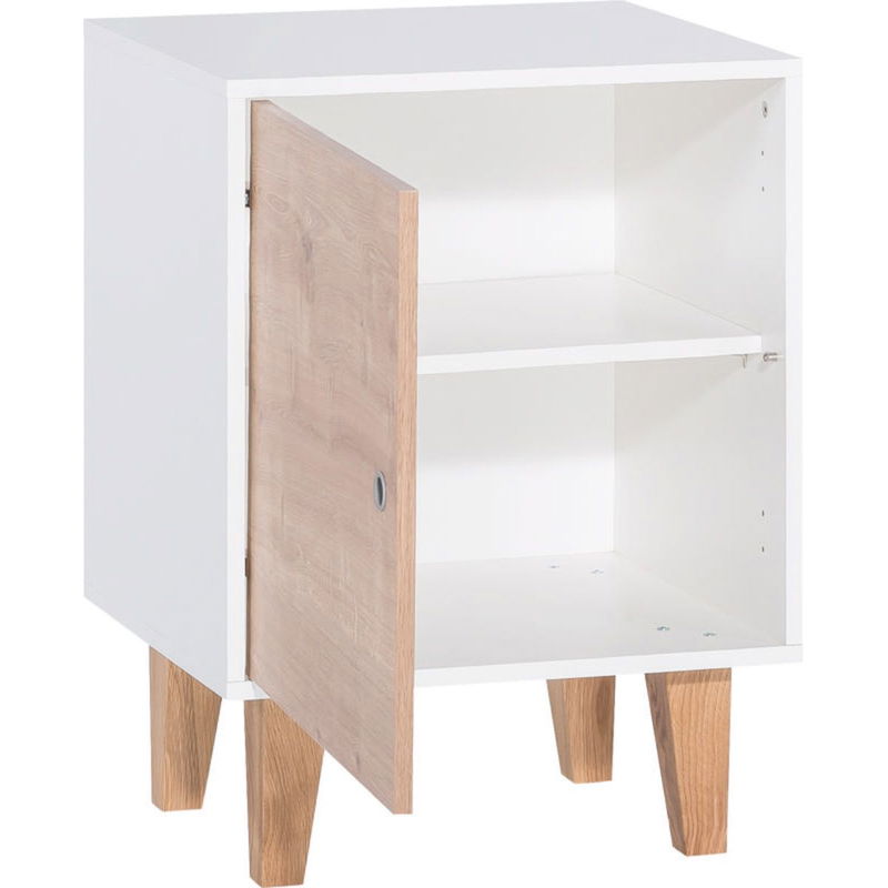 babyonlineshop VOX Concept 1-türiger kleiner Schrank white/oak Bestseller