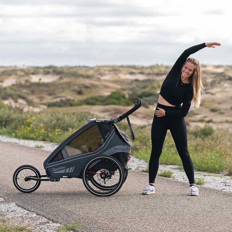 babyonlineshop Qeridoo 14 Zoll Joggerrad für Zweisitzer 50% Rabatt für begrenzte Zeit