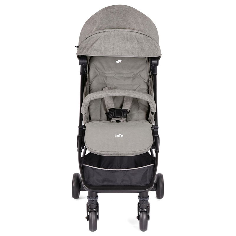 babyonlineshop Joie Pact Buggy Gray Flannel inkl. Regenverdeck Schlussverkauf
