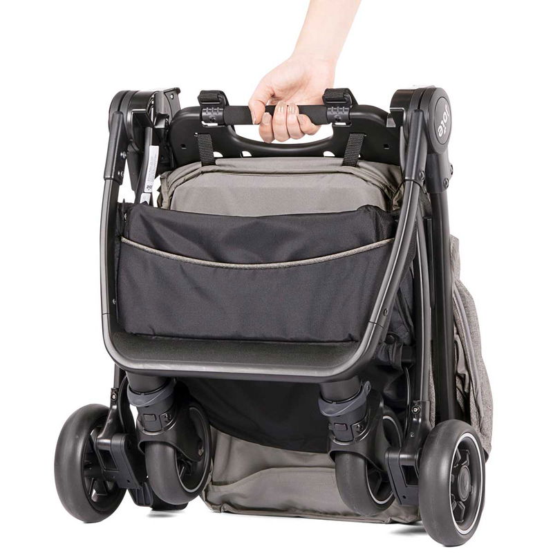 babyonlineshop Joie Pact Buggy Gray Flannel inkl. Regenverdeck Schlussverkauf