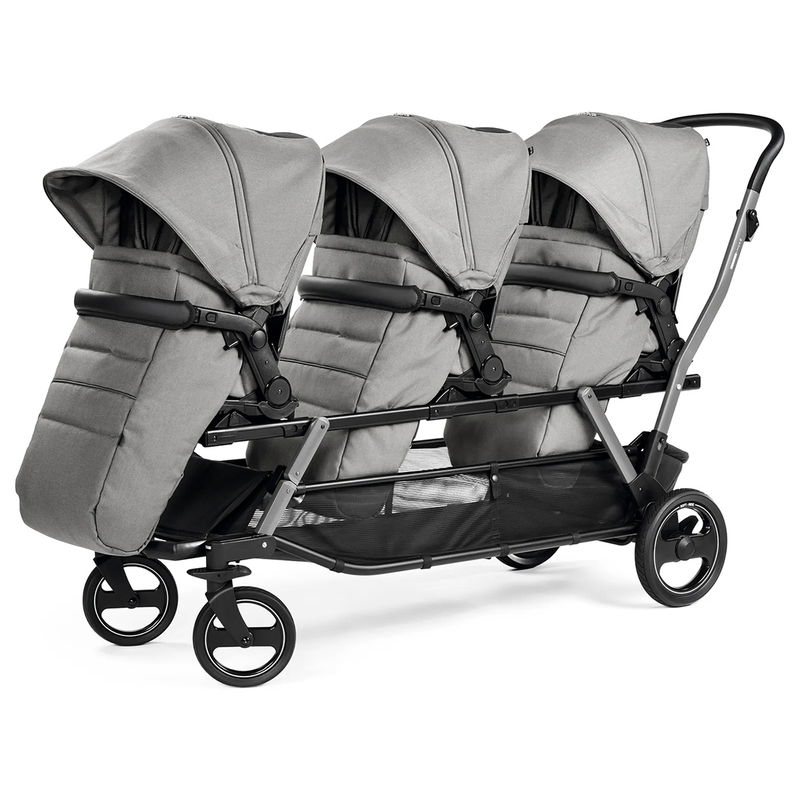 babyonlineshop Peg Perego Triplette Piroet Geschwisterwagen Mercury Fabrikverkauf