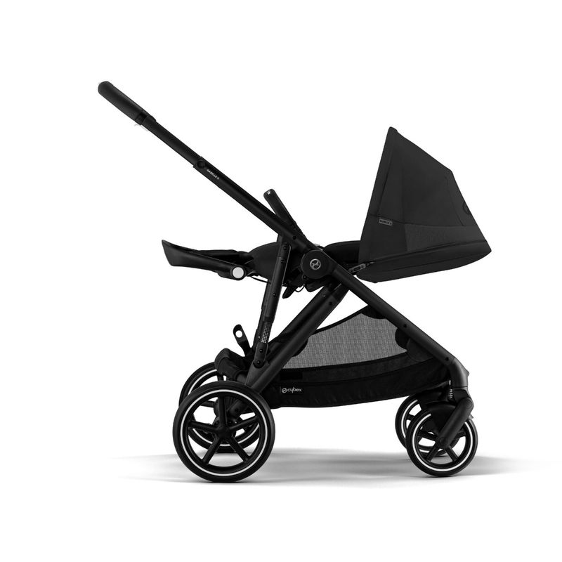 babyonlineshop CYBEX Gazelle S Kinderwagen Moon Black + Cloud T I-Size + Zubehör Bundle Blitzverkäufe