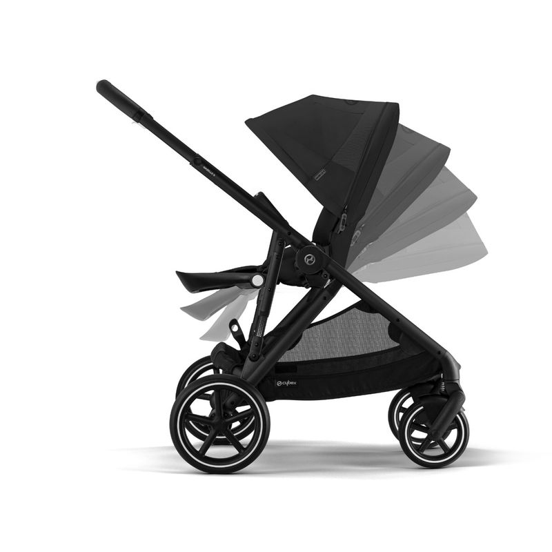 babyonlineshop CYBEX Gazelle S Kinderwagen Moon Black + Cloud T I-Size + Zubehör Bundle Blitzverkäufe