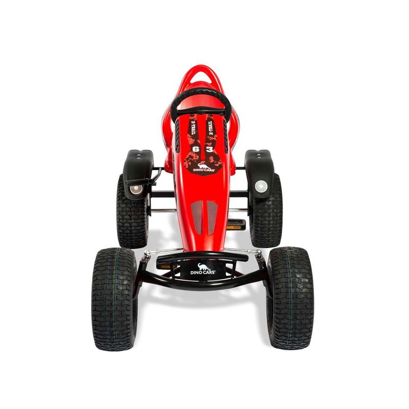 babyonlineshop Dino Cars X-Trail BF1 GoKart schwarz mit Bremsfreilauf & Pendelachse Preisnachlass