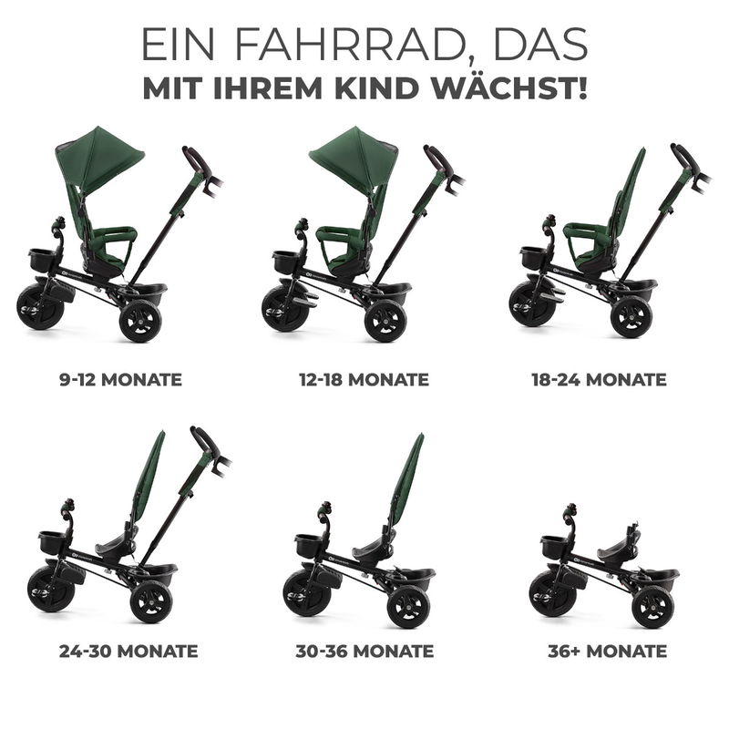 babyonlineshop Kinderkraft AVEO Dreirad mystic green Black Friday
