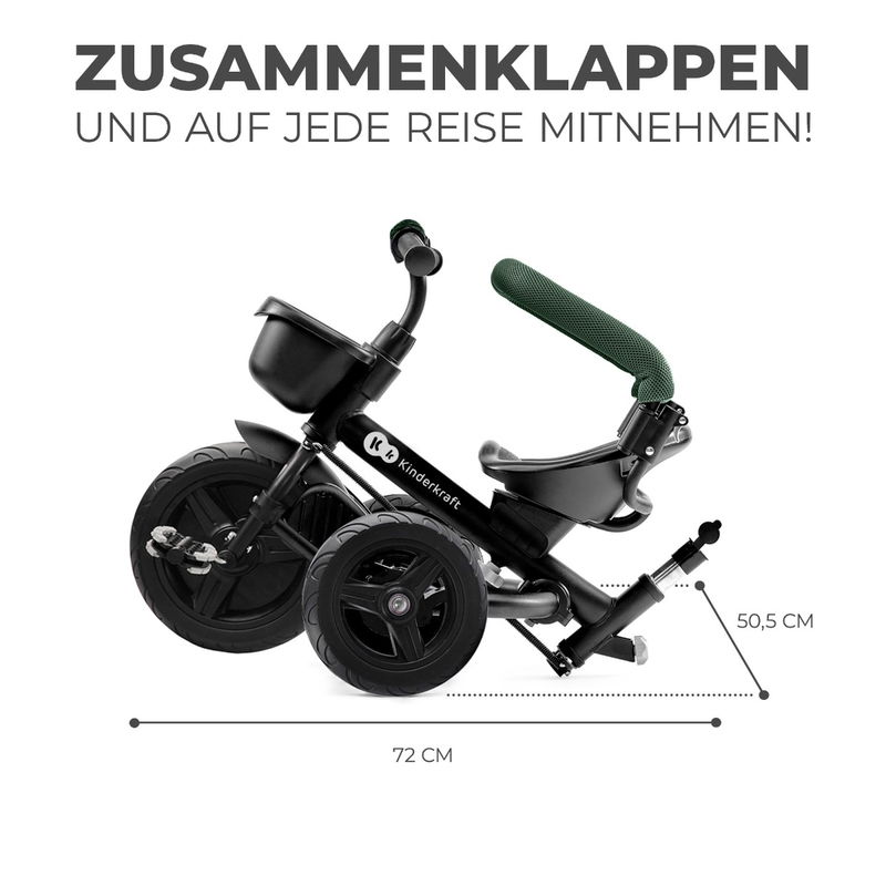 babyonlineshop Kinderkraft AVEO Dreirad mystic green Black Friday