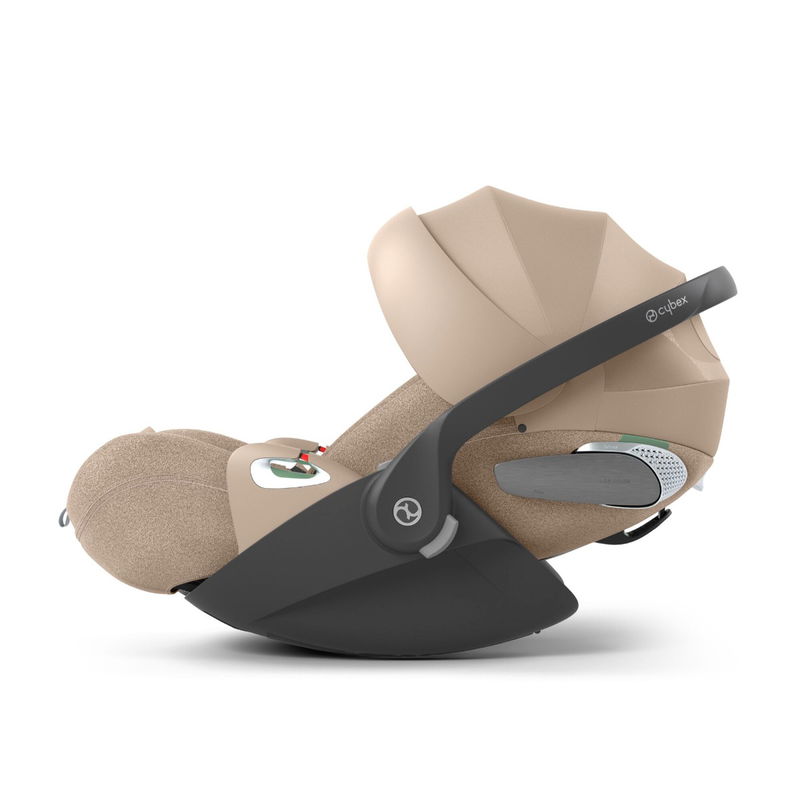 babyonlineshop CYBEX Cloud T i-Size Plus Cozy Beige Babyschale Bestseller