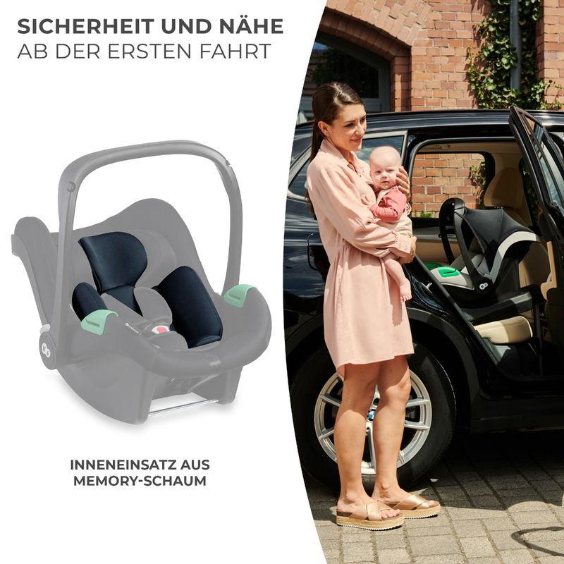 babyonlineshop Kinderkraft MINK PRO i-Size Kindersitz black 40-75 cm Sonderangebote