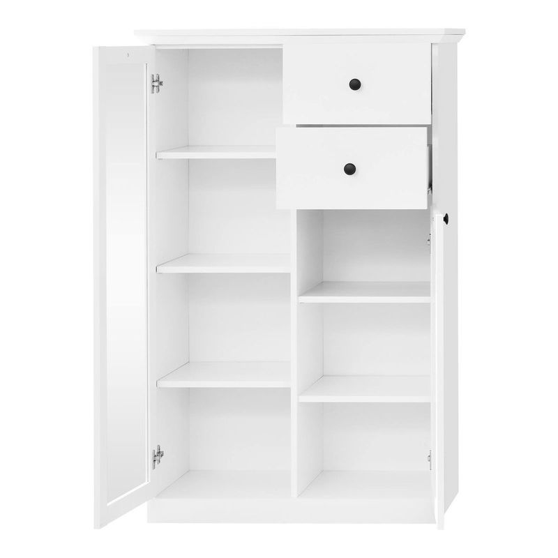 babyonlineshop trendteam Baxter Anbauwand 4-teilig weiß Dekor Zeitbegrenzte Promotion