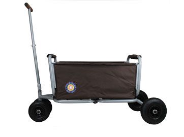 babyonlineshop Beachtrekker LiFe Bollerwagen blau stabil und leicht inkl. Feststellbremse Schlussverkauf