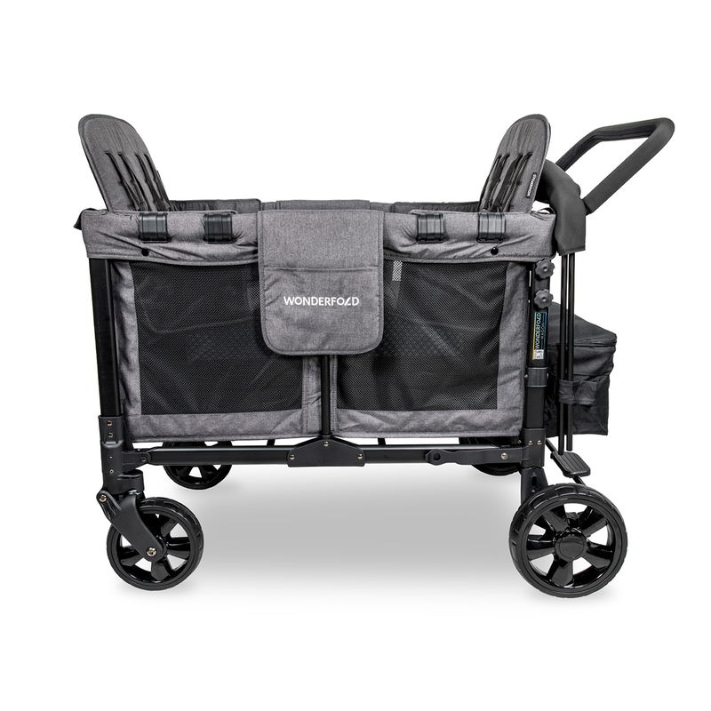babyonlineshop WonderFold W4 Original Bollerwagen - Charcoal Grey Versandkostenfrei