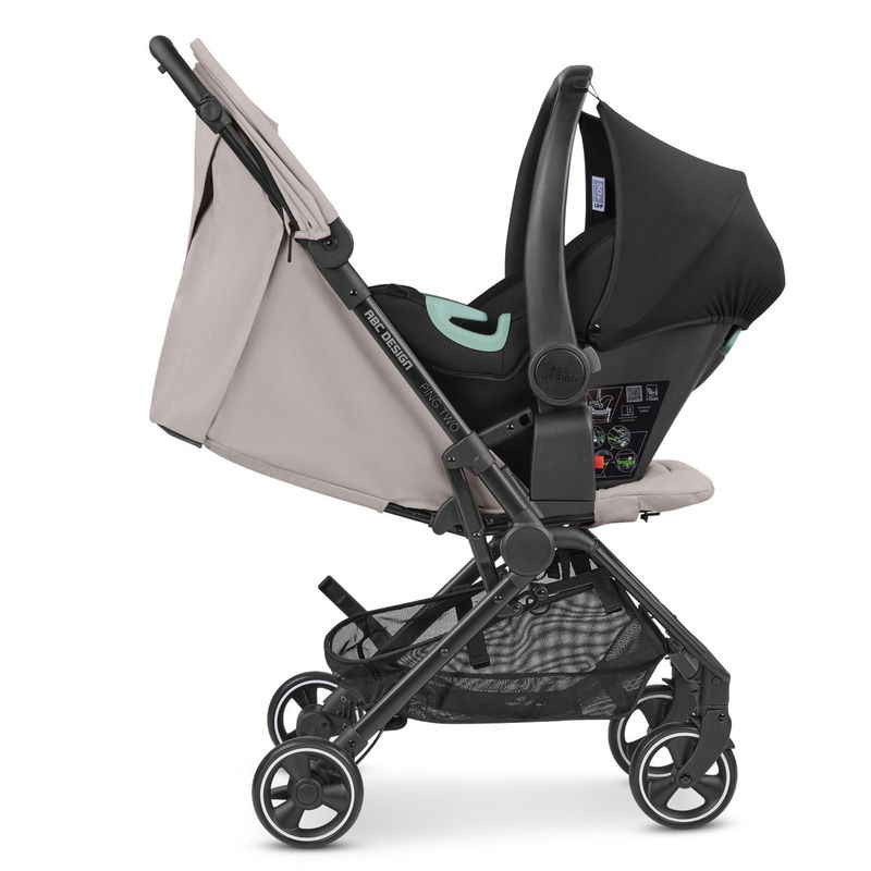 babyonlineshop ABC-Design Ping 2 Buggy - powder - Kollektion 2024 Vatertagsangebot