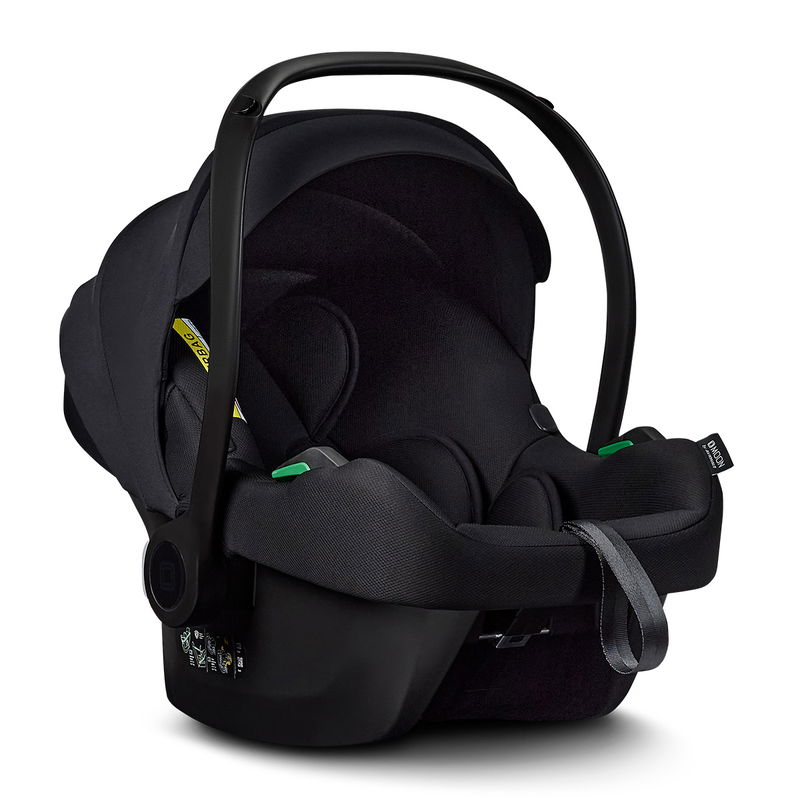 babyonlineshop Moon Resea Plus Kinderwagen Set mit Adapter und Cosmo Babyschale - onyx Jubiläumsangebot