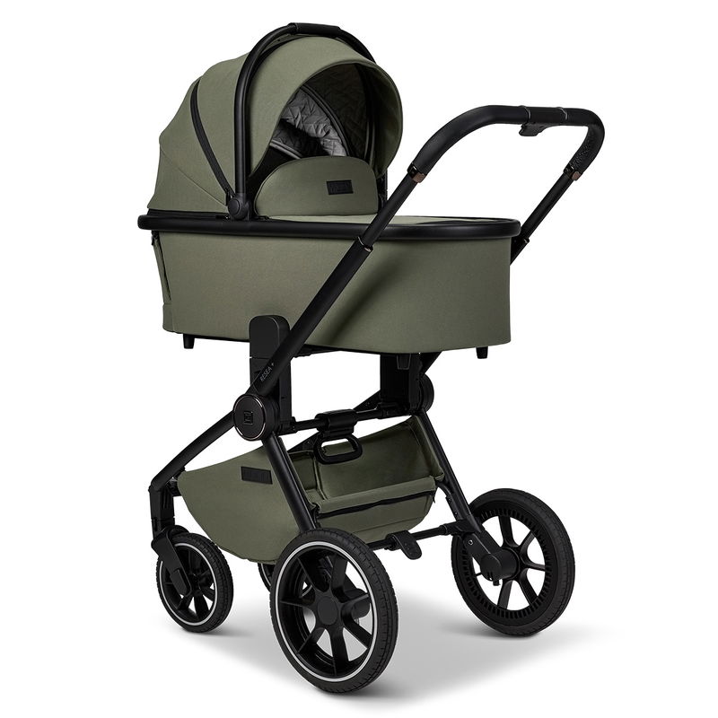 babyonlineshop Moon Resea Plus Kinderwagen Set mit Adapter und Babyschale Cosmo - moss Top Angebot
