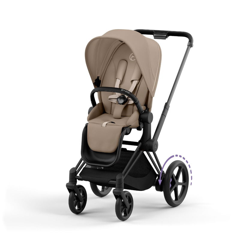 babyonlineshop CYBEX e-PRIAM Kinderwagen Cozy Beige Bundle New Generation inkl. Zubehörartikel Zeitlich begrenztes Angebot