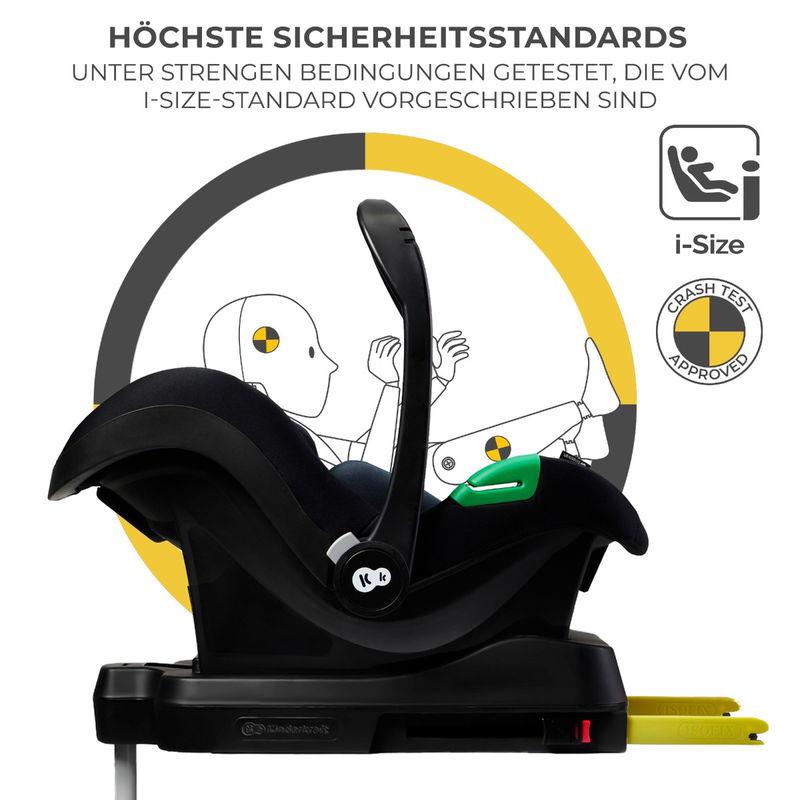 babyonlineshop Kinderkraft Kinderwagen 4in1 NEWLY Mink Pro classic black + base Neuheiten
